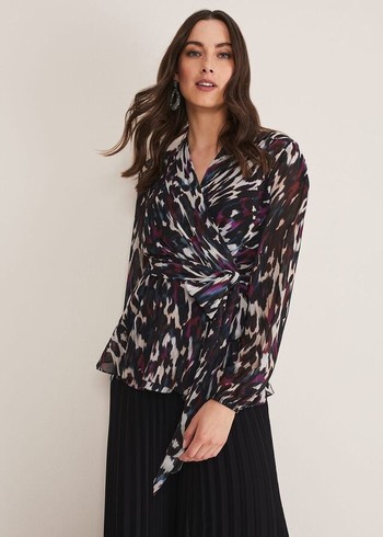 Phase Eight Florentine Printed Shirts Multicolor Australia | XH9642180